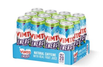 Vimto Energy Zero 500ml Cans 12 Pack (£9.69 / £8.67 with S&S) – Prime Exclusive