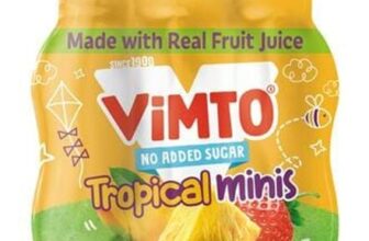 Vimto No Added Sugar Tropical Kids Juice Drinks 6x250ml (Nectar Price)