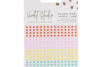 Violet Studio Bright Enamel Dots 240 Pack