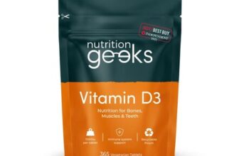 Vitamin D 1000 IU Tablets, Vegetarian D3, 1-Year Supply