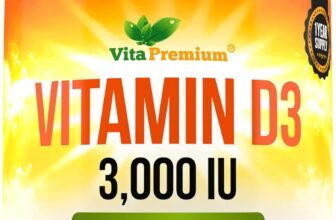 Vitamin D 3,000 IU, High Strength Vitamin D3 Supplement, 365 Easy to Swallow Softgels – Full Year Supply