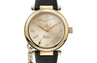 Vivienne Westwood Orb Heart 36mm Yellow Gold Tone Ladies Watch