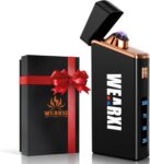 WEARXI Fathers Day Dad Gifts for Men Electric Lighter, Birthday Mens Gift for Dad/Him/Grandpa, Camping Accessories Gadgets
