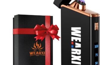 WEARXI Fathers Day Dad Gifts for Men Electric Lighter, Birthday Mens Gift for Dad/Him/Grandpa, Camping Accessories Gadgets