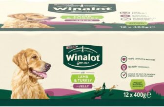 WINALOT Classics Mixed in Jelly Turkey & Lamb Wet Dog Food 12x400g