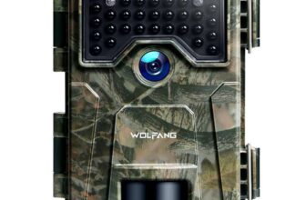 WOLFANG Wildlife Camera, 48MP 4K Trail Camera with 36pcs 940 nm IR LEDs Night Vision Motion Activated