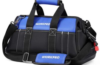 WORKPRO 16-inch Heavy-Duty Tool Bag 40x 22x 26 cm