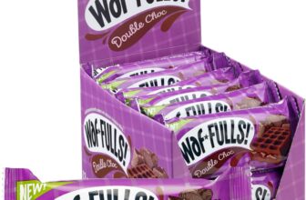 WafFULLS Double Choc Waffles (12x 50g) – Soft Waffle Sandwich Breakfast Snacks Ready to Eat Snack for Kids and Adults Double Chocolate Bars Individually Wrapped Waffles Snacks Bulk Christmas Gifts