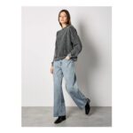 Waffle Panel Sweatshirt