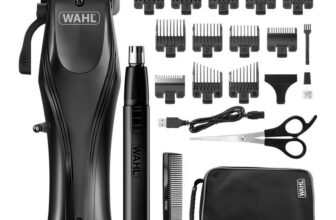 Wahl Rapid Clip Hair Clipper, Hair Clippers for Men, USB Rechargeable, Ear/Nose Hair Removal, 120mins, Ergonomic Handle – Prime Deal