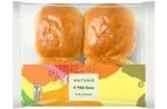 Waitrose 4 Milk Buns4s