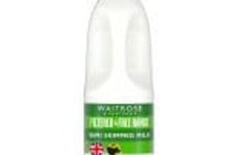 Waitrose Filtered British Free Range Semi-Skimmed Milk