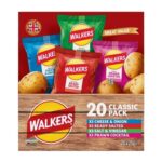 Walkers Classic Variety Multipack Crisps Box 20 Pack X 25g