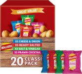 Walkers Classic Variety Multipack Crisps Box 20×25 g