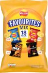 Walkers Favourites Mix Multipack Snacks Crisps 18 Pack