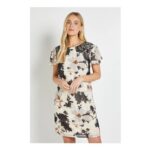 Wallis Petite Lace Ruffle Sleeve Shift Dress