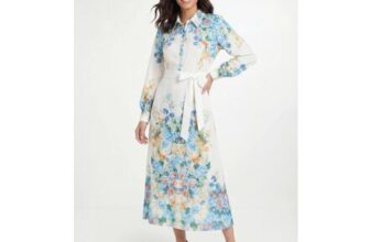Wallis Summer Floral Western Shirt Dress