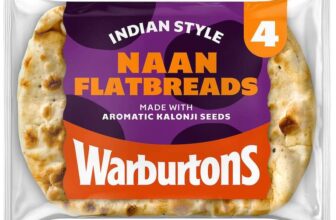 Warburtons 4 Naan Flatbreads – Clubcard Price