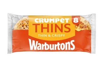 Warburtons 8 Crumpet Thins