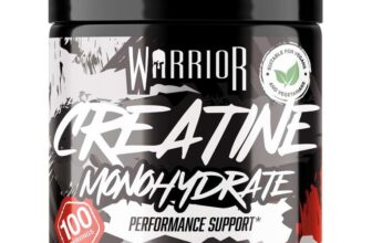 Warrior Creatine Monohydrate Powder 300g (100 Servings), Unflavoured (Prime Day Deal)