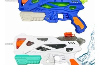 Water Gun 2-Pack: Powerful Long-Distance Blaster