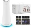 Waterless Diffuser with 5 20ml Hotel Fragrance Essential Oil, 7 Lights and Breathing Lights Modes,Max Coverage 1500 Square.Home,Offices,Hotels and Spas160ml