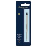 Waterman Ballpoint Pen Refill Medium Point Black Ink 1 Count