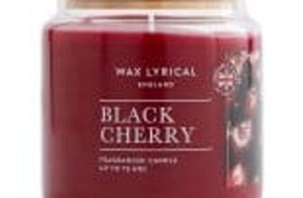 Wax Lyrical Candle, Medium Jar, Black Cherry335g