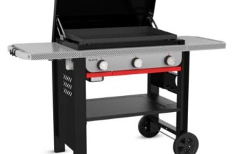 Weber Slate 71cm Black 3 Burner Gas Plancha