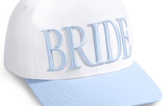 Weiß Blau Braut Trucker Hat Hen Party Accessories Bride Headwear Bach Party Decorations Bridesmaid Gift Wedding Cap, White/Opulent Garden