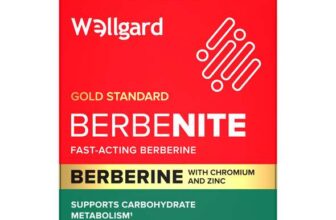 Wellgard Berberine HCl 350mg w/ Chromium & Zinc, Triple Action Metabolic Support, 30 Capsules – by Wellgard UK / FBA (Prime Deal)
