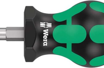 Wera 05008855001 355 PZ Pozidriv-Head Stubby/Carburetor Screwdriver 3 x 25 mm