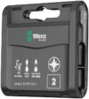 Wera 05057762001 BTH PZ2 Bi Torsion Long Life Timber Pozi Bit-Box for Drill/Drivers, 2 x 25 mm, 20-Piece
