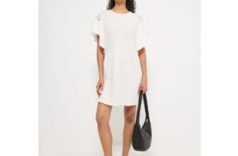 White Broderie Mini Dress