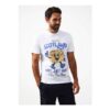 White Pie Scotland Football Graphic T-Shirt Lt