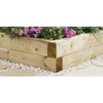 Wickes Light Green Garden Sleeper – 100 x 150 x 1800mm – Free C&C