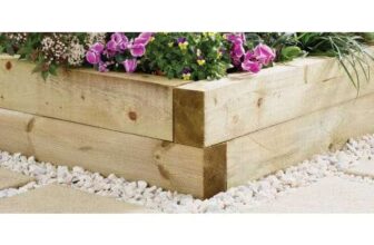 Wickes Light Green Garden Sleeper – 100 x 150 x 1800mm – Free C&C