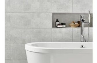 Wickes Tivoli Grey Ceramic Wall Tile – 330 X 250mm