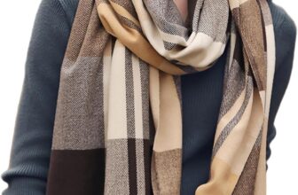 Winter Tartan Scarf Long Ladies Scarves Warm Tartan Check Wraps Women Long Plaid Scarves Tassel Shawl Stole Scarves Life Blanket Scarf