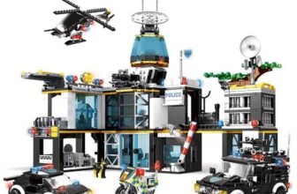 Woma C0555 Police Station Building Block Set 1261 PCS, Ages 6, ABS Plastic Welcome Deal Guangdong Woma Animation Toys Co.