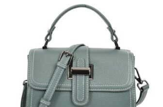 Womens Leather Handbag Top Handle Crossbody Bag Polly