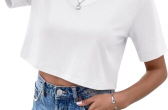 Womens Summer Tops Short Sleeve V Neck T-Shirts UK Ladies Basic Plain Top Casual Loose Fit Pullover Tunic Tee
