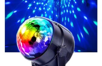Wonsung RGB Disco Ball Lights Multi-Color LED Strobe