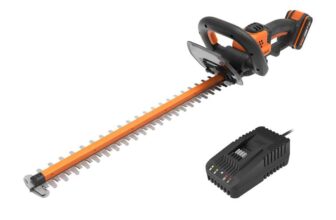 Worx WG264E 56cm 20V Cordless Hedge Trimmer with 2.0Ah Battery & Charger (45cm Tool Only £50.62 Also Available)