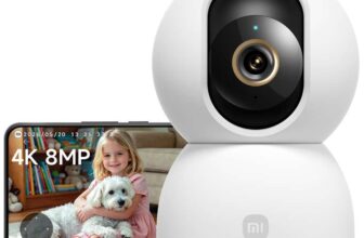 XIAOMI C701 4K 8MP Pan/Tilt Indoor Camera House WiFi, 360 Coverage AI, Night Vision Cameras, Alexa & Google (Prime Day Deal)