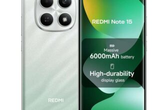 Xiaomi Redmi Note 15, Smartphone 6128 GB, Massive 6000mAh Battery, Water Resistance, 108MP Super-Clear Camera (Prime Members)