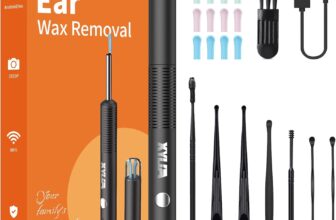 Xylla Ear Wax Removal with 1920P HD Ear Camera Ear Cleaner with 12 Ear Spoons & 6 LED Lights Wireless Ear Wax Remover Kit USB-C Rechargeable for iPhone iPad Android Ear Cleaning Kit