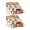 YIEZI Nail Polish Organizer, 84 Bottles, 7-Layer Display, 2-Pack