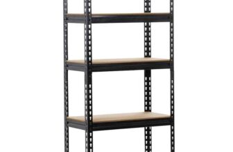 Yaheetech 5 Tier Garage Shelving Units, 150 x 70 x 30cm, Black – Prime Day Deal