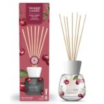 Yankee Candle Signature Scented Reed Diffuser Black Cherry Aroma Diffuser Up to 10 Weeks of Fragrance 100ml – Prime Members